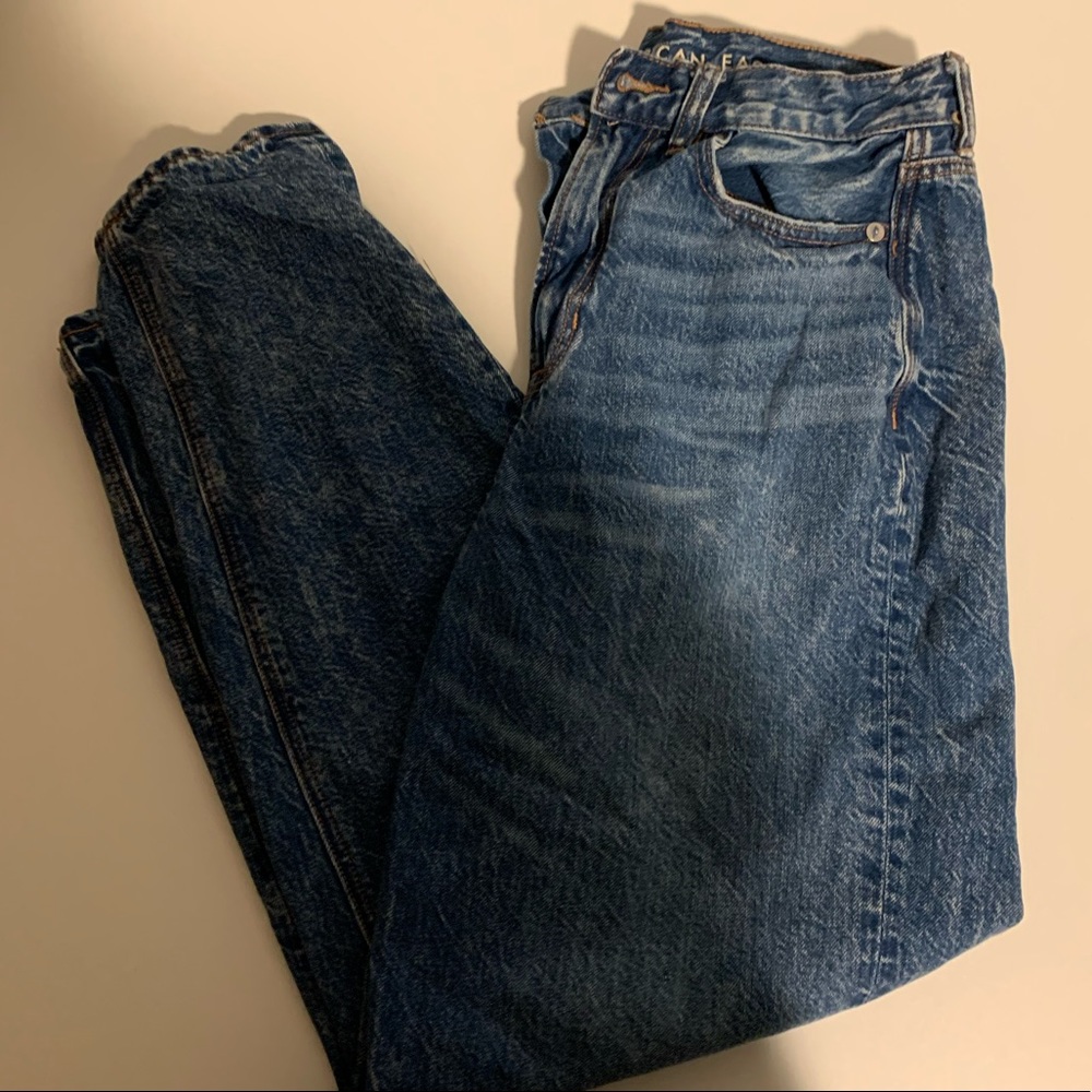 American eagle relaxed mom jeans size 4